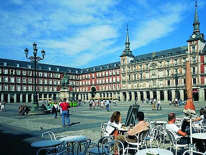 Praca Mayor, Madrid, Spanje 