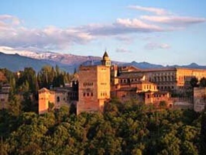 Alhambra van Granada, Andalusië, Spanje