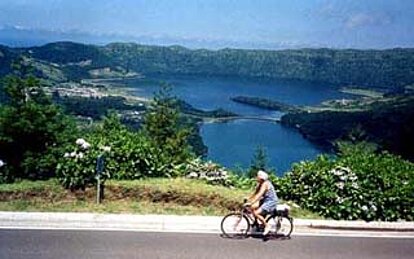 Fietsen, São Miguel, Azoren, Portugal